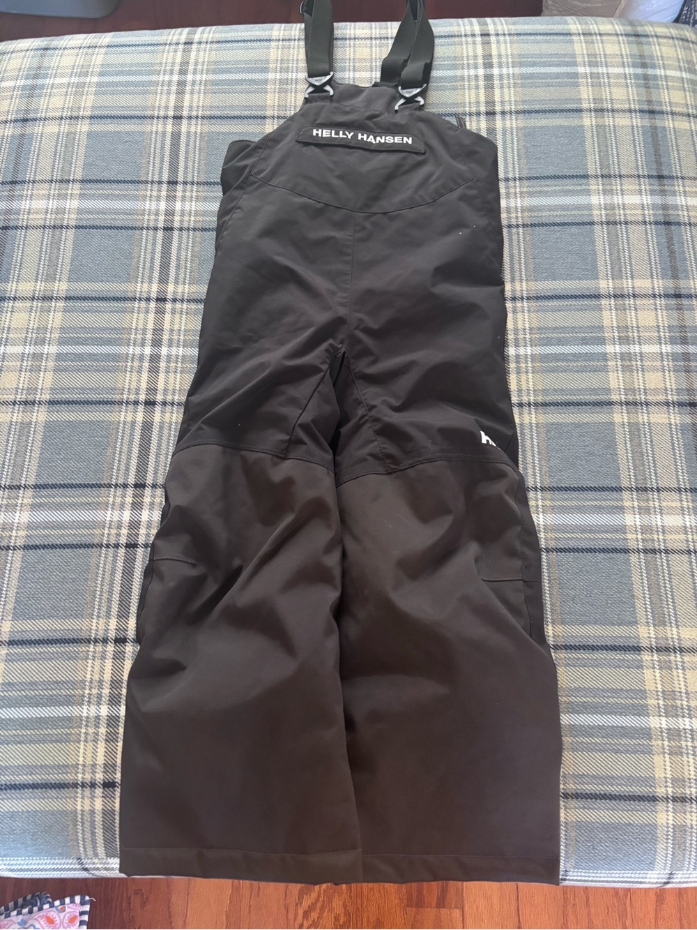 Helly Hansen Snow Pants Bibs Winter Ski Insulated Rider Black